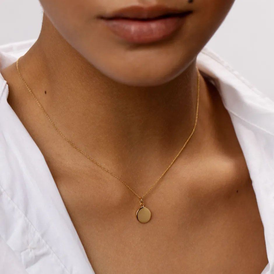 Fashion Mini Full Moon Pendant in Gold Best Selling Gifts | Gifts For Her
