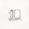 Clearance Mini Paperclip Earrings in Silver 925 Sterling Silver | Earrings