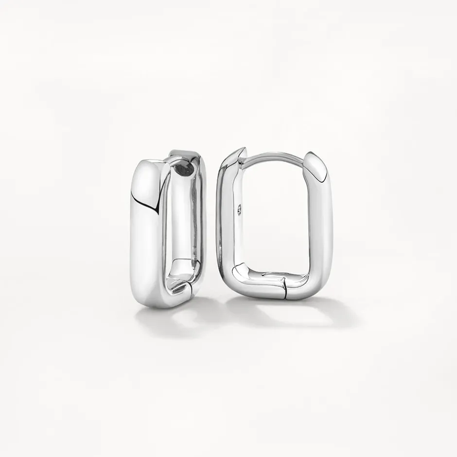 Clearance Mini Paperclip Earrings in Silver 925 Sterling Silver | Earrings