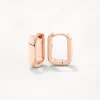 Sale Mini Paperclip Earrings in Rose Gold 18k Fine Rose Gold Plated | Earrings