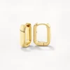 Clearance Mini Paperclip Earrings in Gold 18k Fine Gold Plated | Earrings