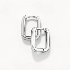 Clearance Mini Paperclip Earrings in Silver 925 Sterling Silver | Earrings