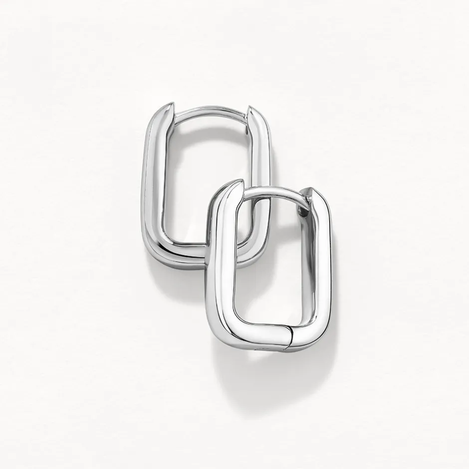 Clearance Mini Paperclip Earrings in Silver 925 Sterling Silver | Earrings