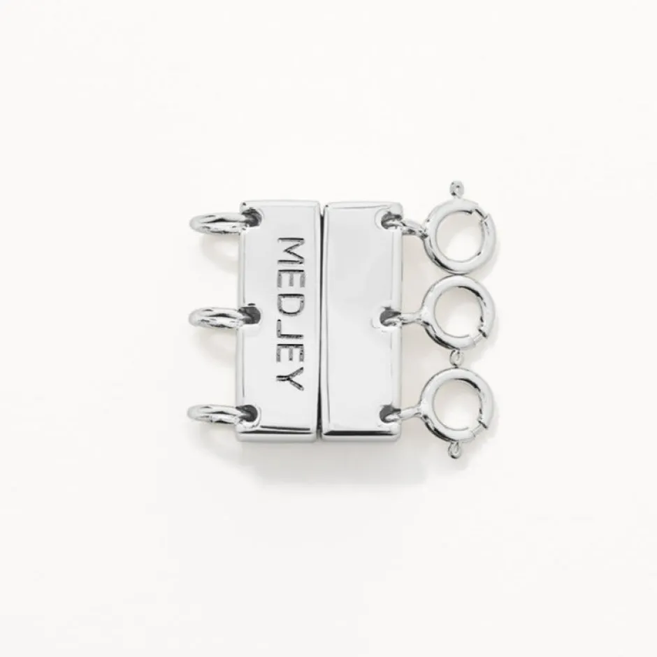 Outlet Multi Layered Necklace Connector in Silver Best Friend Gifts | Under $150