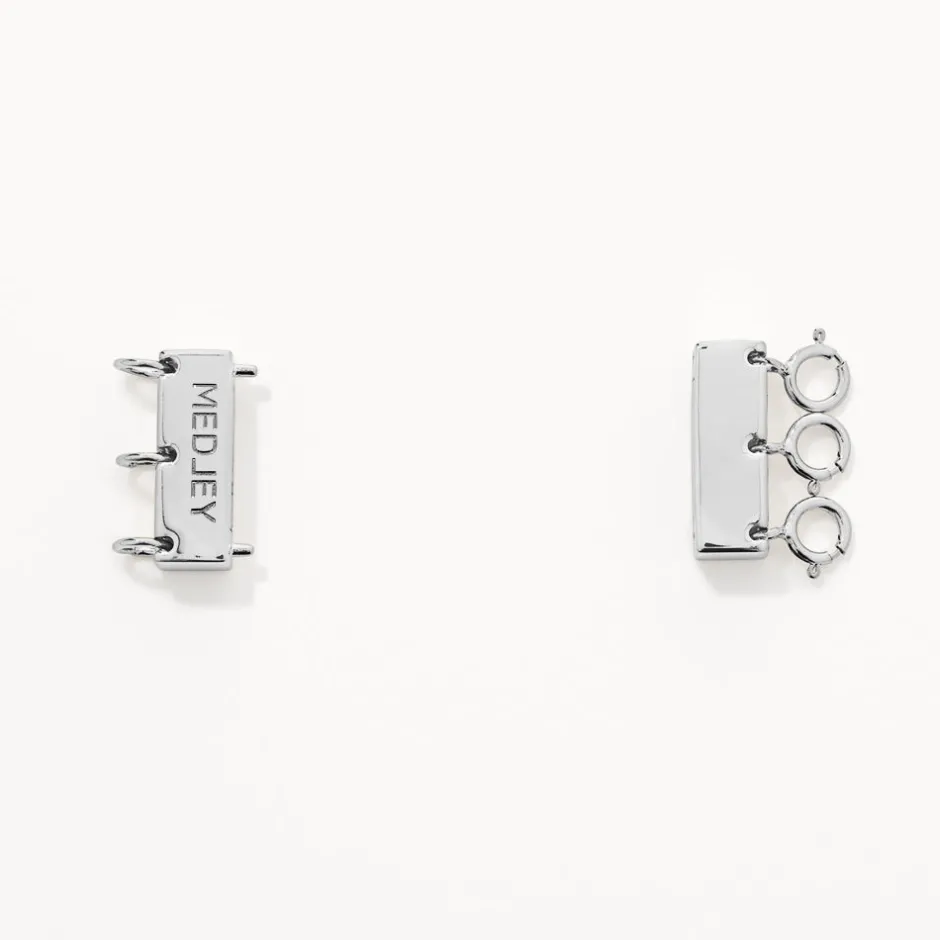 Outlet Multi Layered Necklace Connector in Silver Best Friend Gifts | Under $150