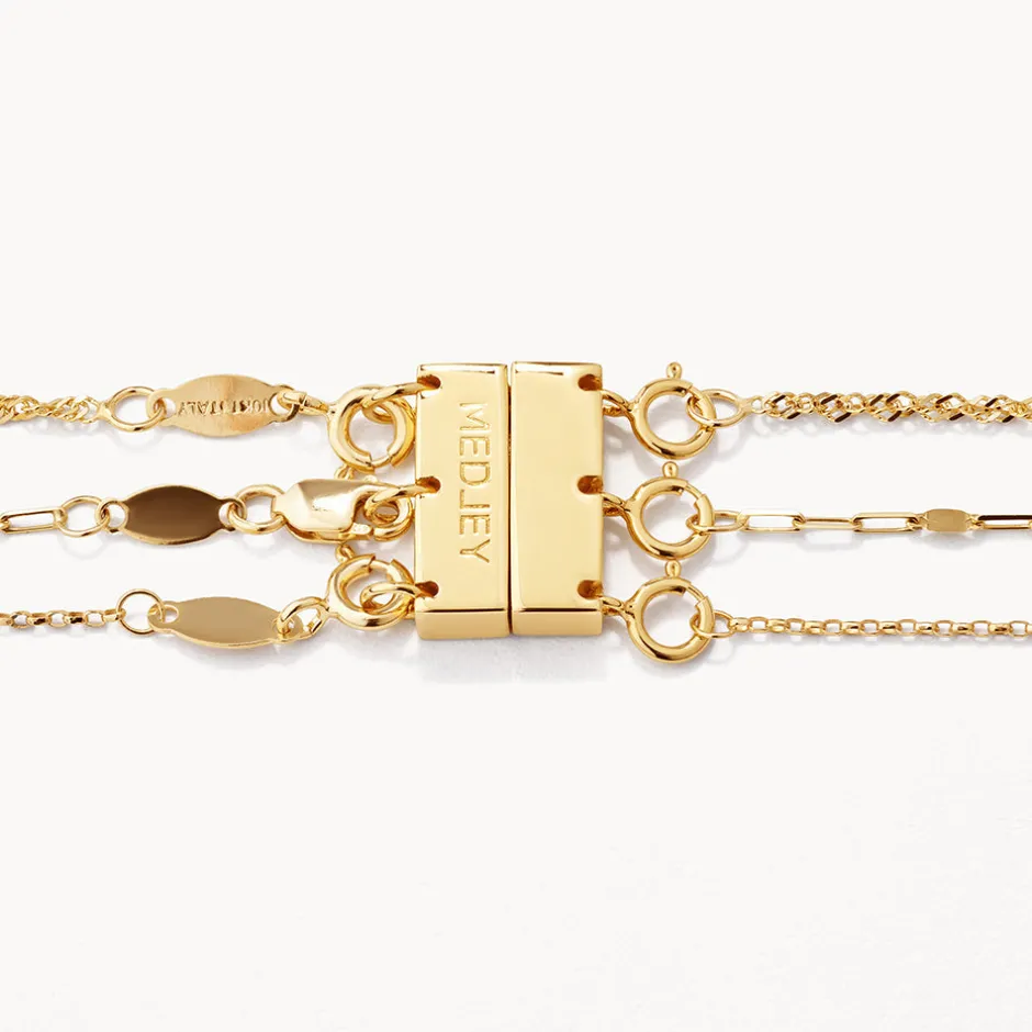 Clearance Multi Layered Necklace Connector in Gold Best Friend Gifts | Under $150