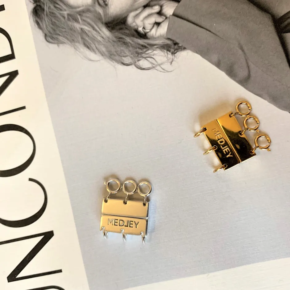 Outlet Multi Layered Necklace Connector in Silver Best Friend Gifts | Under $150