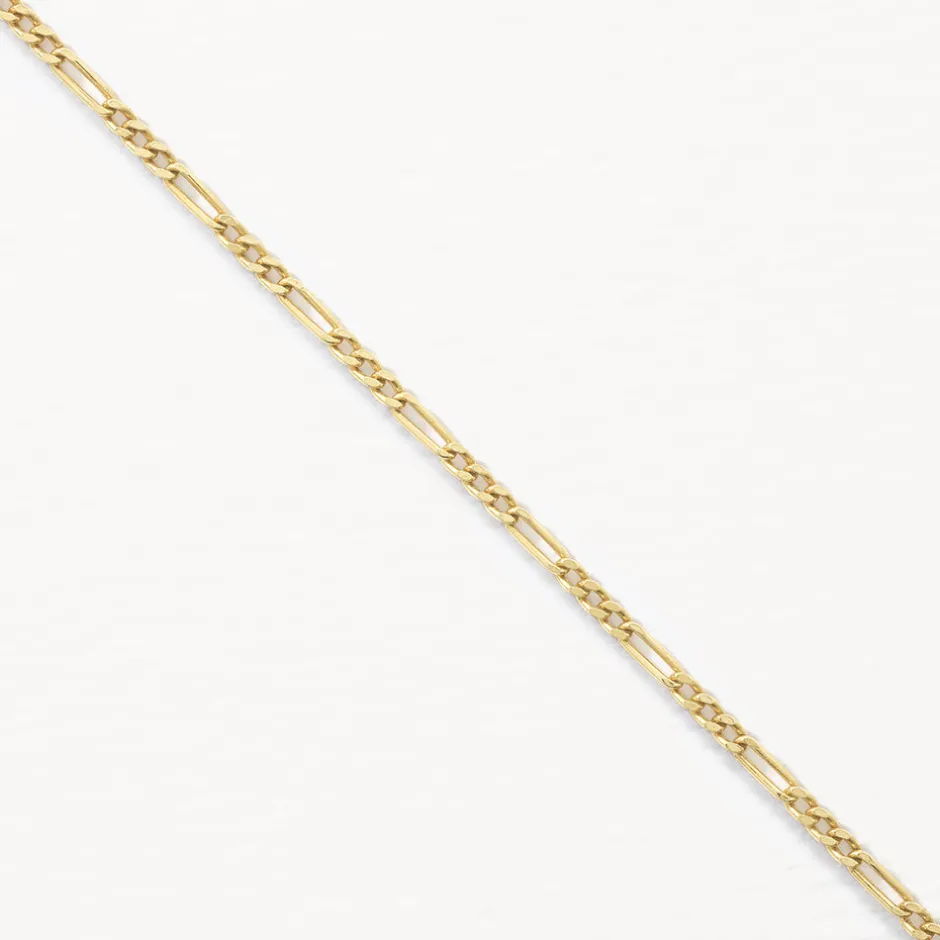 Fashion Oh So Fine Figaro Chain in Gold Gifts For Him | 18k Fine Gold Plated