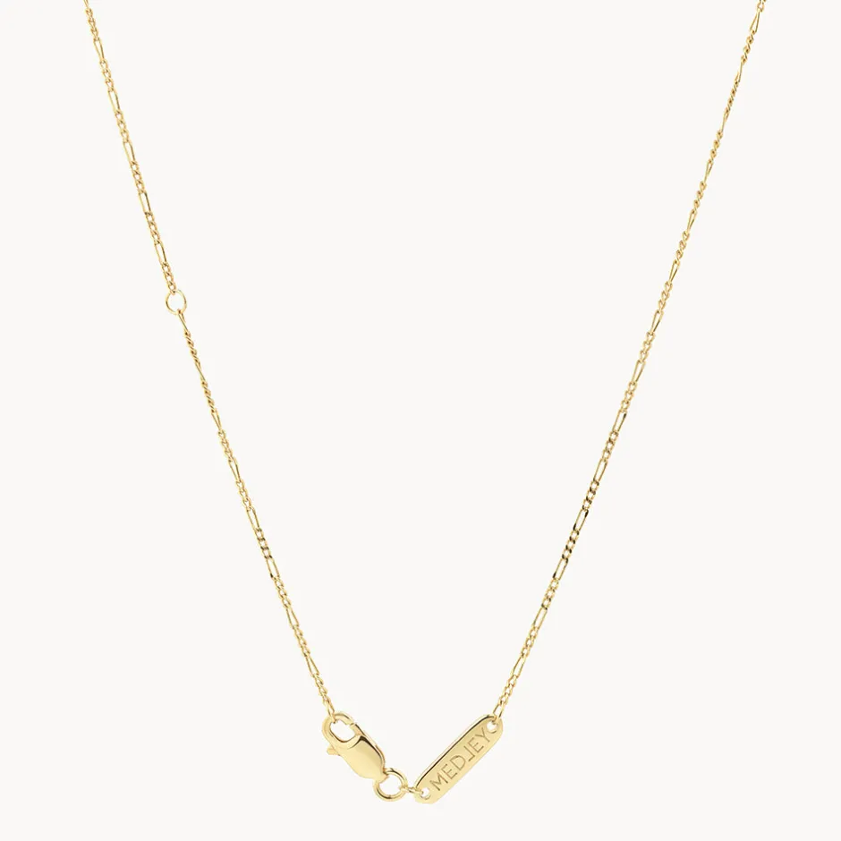 Fashion Oh So Fine Figaro Chain in Gold Gifts For Him | 18k Fine Gold Plated