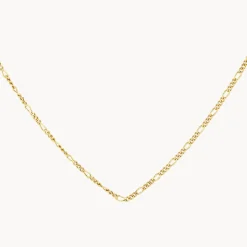 Fashion Oh So Fine Figaro Chain in Gold Gifts For Him | 18k Fine Gold Plated