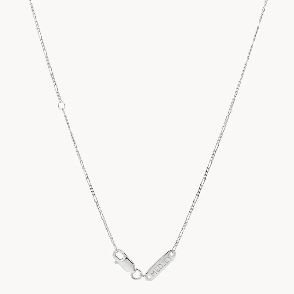 Hot Oh So Fine Figaro Chain Necklace in Silver Gifts For Him | 925 Sterling Silver