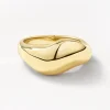 Outlet Organic Dome Ring in Gold 18k Fine Gold Plated | Rings
