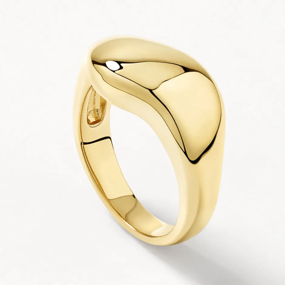 Outlet Organic Dome Ring in Gold 18k Fine Gold Plated | Rings