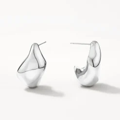 Discount Organic Drop Earrings in Silver 925 Sterling Silver | Earrings