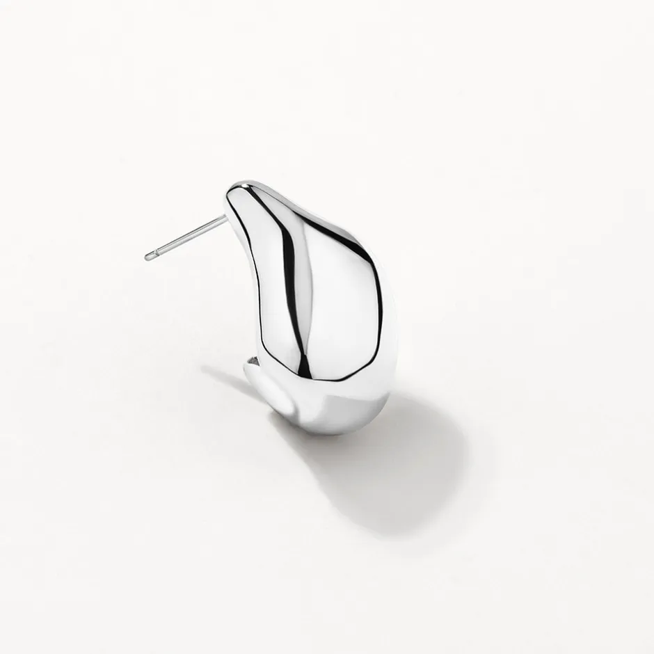 Discount Organic Drop Earrings in Silver 925 Sterling Silver | Earrings
