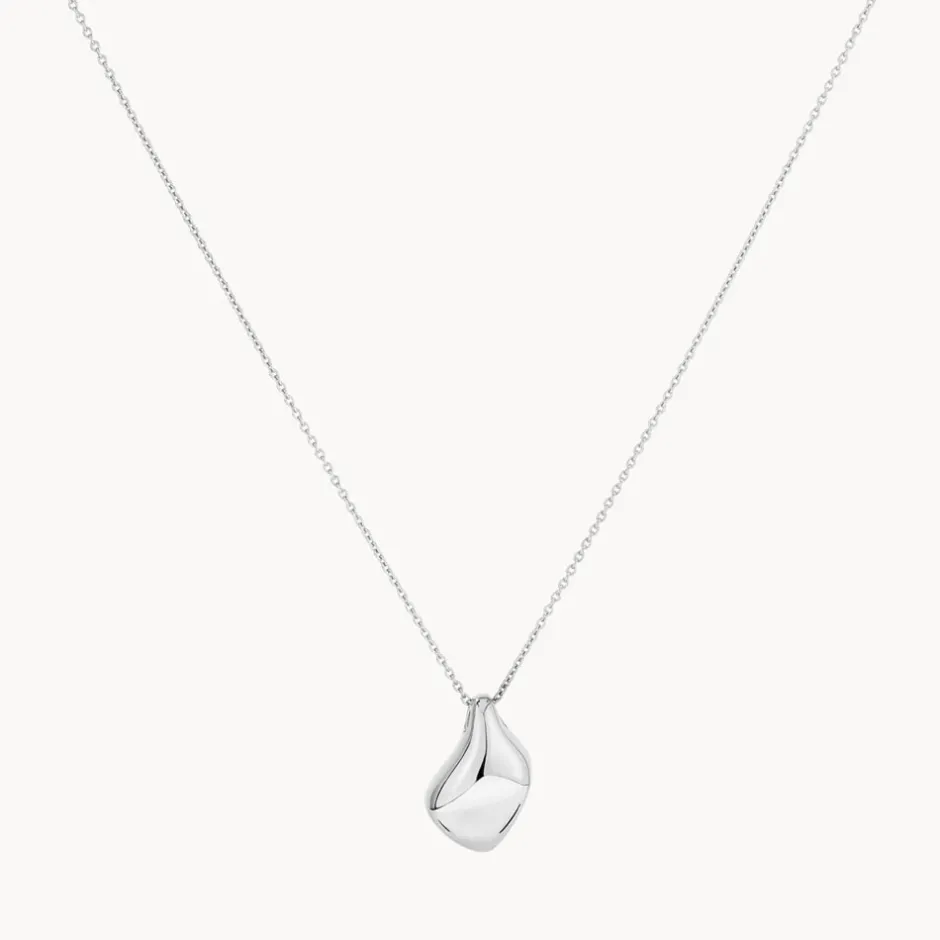 Discount Organic Drop Pendant Necklace in Silver 925 Sterling Silver | Necklaces & Pendants