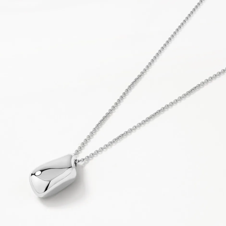 Discount Organic Drop Pendant Necklace in Silver 925 Sterling Silver | Necklaces & Pendants