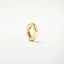 New Oval Pendant Clasp in Gold 18k Fine Gold Plated | Personalisation