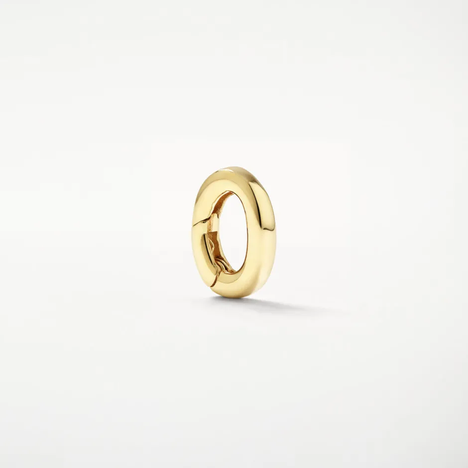 New Oval Pendant Clasp in Gold 18k Fine Gold Plated | Personalisation
