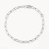 Online Paperclip Chain Bracelet in Silver Gifts For Him | 925 Sterling Silver