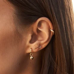 Clearance Plain Ball Charm in 10k Gold 10k Gold | Unisex