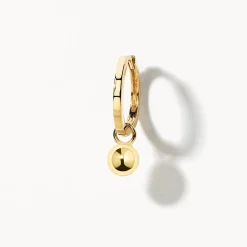 Clearance Plain Ball Charm in 10k Gold 10k Gold | Unisex