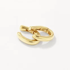 Best Plain Bar Hinge Ear Cuff Set in Gold 18k Fine Gold Plated | Earrings