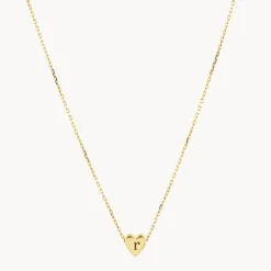 Hot Plain Heart Necklace in 10k Gold Gifts For Her | Symbolic Jewellery