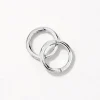 Hot Plain Mini Sleeper Earrings in Silver 925 Sterling Silver | Earrings