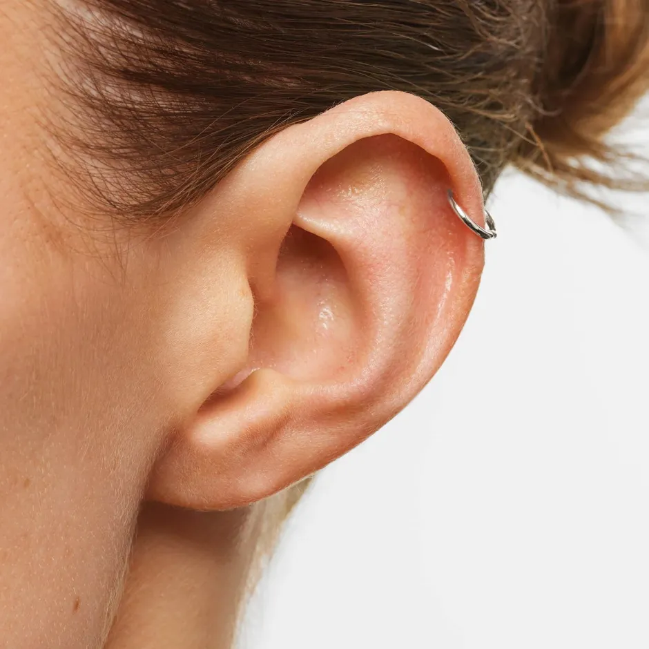 Hot Plain Mini Sleeper Earrings in Silver 925 Sterling Silver | Earrings