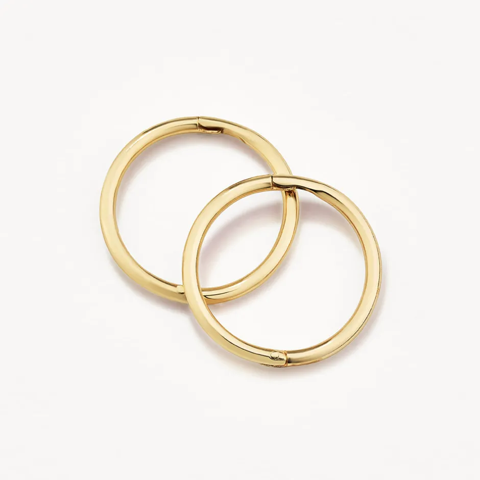 Best Polished Sleeper Earrings in 10k Gold Gifts For Him | Bridal Gifts
