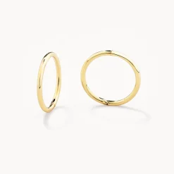 Best Polished Sleeper Earrings in 10k Gold Gifts For Him | Bridal Gifts