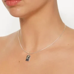 Sale Rectangle Pendant in Silver Best Selling Gifts | Under $150