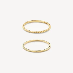 Hot Rope Stacker Ring Set in 10k Gold 10k Gold