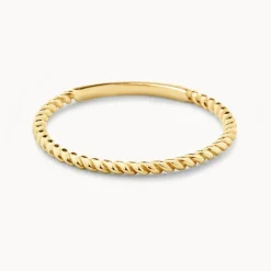 Hot Rope Stacker Ring Set in 10k Gold 10k Gold