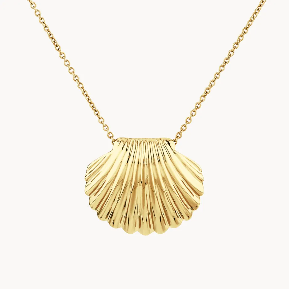 New Shell Pendant Necklace in Gold 18k Fine Gold Plated | Necklaces & Pendants