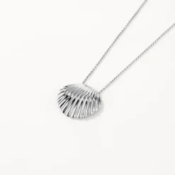 Clearance Shell Pendant Necklace in Silver Under $150 | 925 Sterling Silver