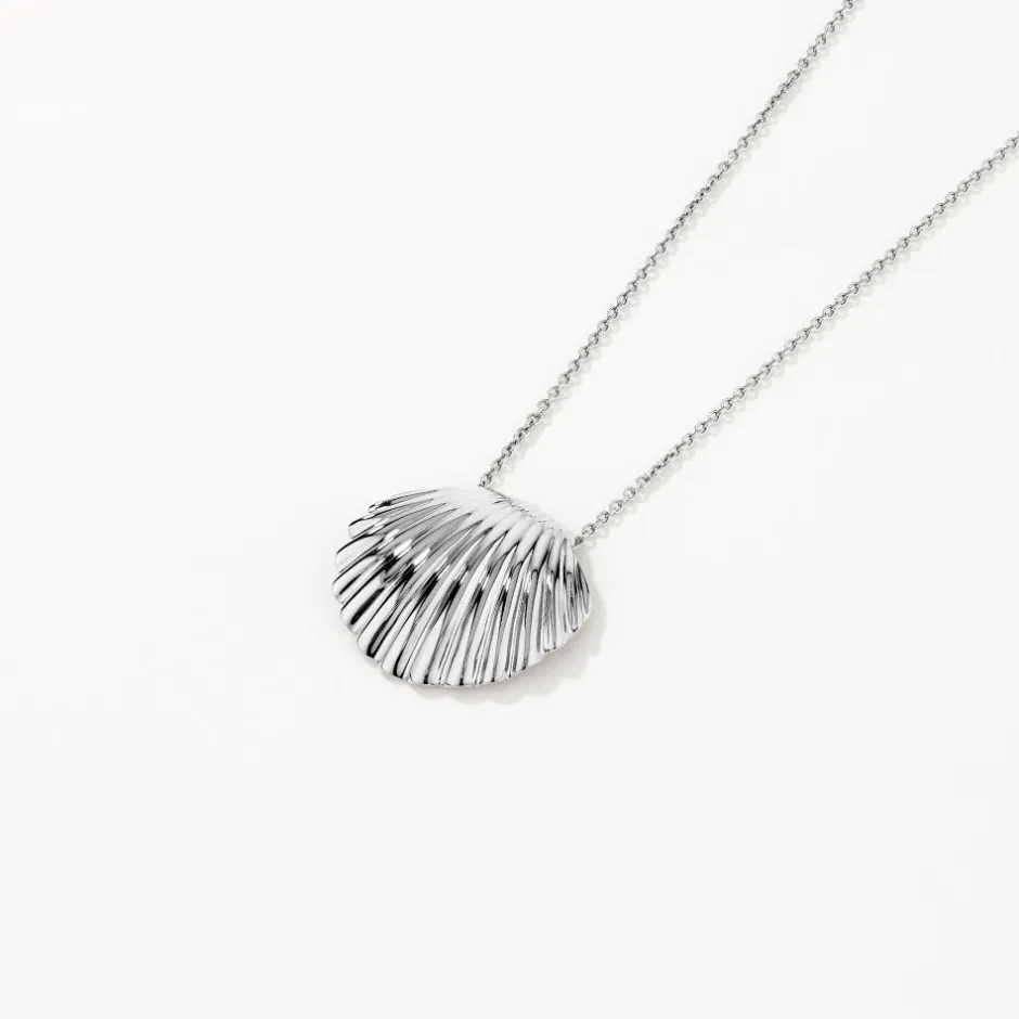 Clearance Shell Pendant Necklace in Silver Under $150 | 925 Sterling Silver