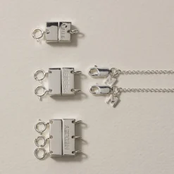 Clearance Single Necklace Connector in Silver Under $150 | 925 Sterling Silver
