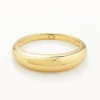 Discount Slim Curve Dome Ring in Gold Best Friend Gifts | 18k Fine Gold Plated