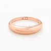 Discount Slim Curve Dome Ring in Rose Gold 18k Fine Rose Gold Plated | Rings