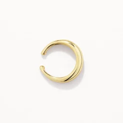 Clearance Slim Curve Single Ear Cuff in Gold Gifts For Him | 18k Fine Gold Plated