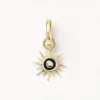 Clearance Soleil Sun Charm Pendant in Gold 18k Fine Gold Plated | Personalisation