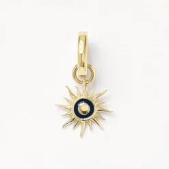 Clearance Soleil Sun Charm Pendant in Gold 18k Fine Gold Plated | Personalisation