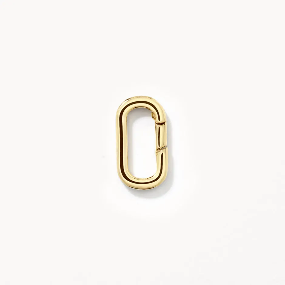 Online Square Boyfriend Paperclip Chain Necklace in Gold Gifts For Him | 18k Fine Gold Plated
