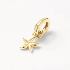 Fashion Starfish Charm Pendant in Gold Symbolic Jewellery | 18k Fine Gold Plated