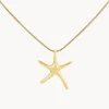 Discount Starfish Pendant Necklace in Gold Symbolic Jewellery | Necklaces & Pendants