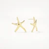 Online Starfish Stud Earrings in Gold Symbolic Jewellery | 18k Fine Gold Plated