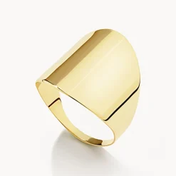 Fashion Tapered Barrel Ring in 10k Gold Under $500 | 10k Gold