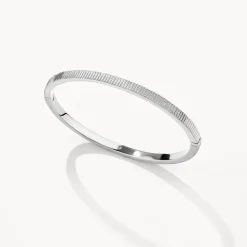 Best Textured Bangle in Silver Gifts For Him | 925 Sterling Silver